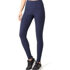 MPG Revitalize High Waisted Leggings Size L Navy